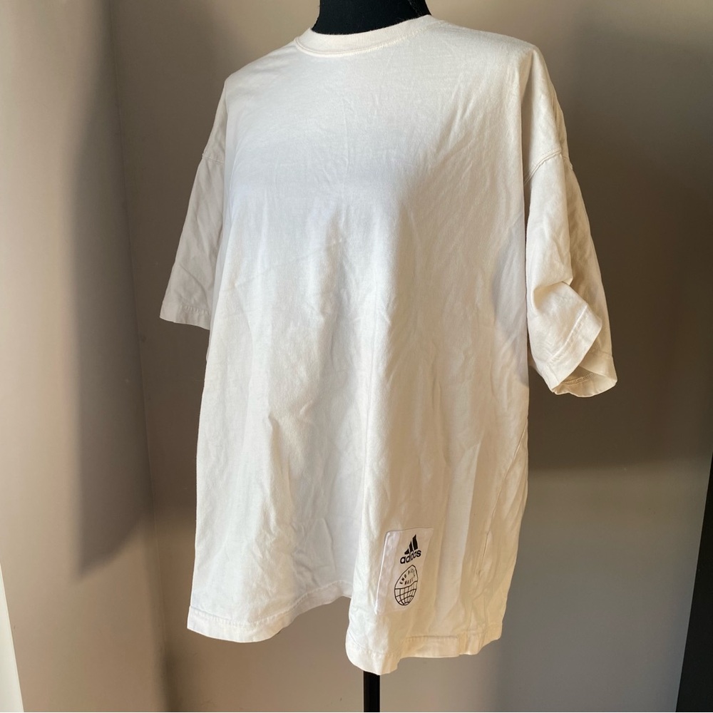 Men’s XL off white End Plastic Waste Tshirt